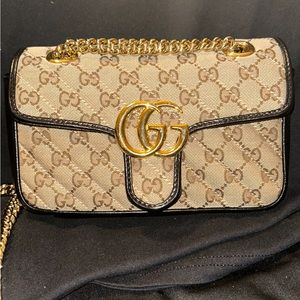 Gucci Marmont small shoulder bag.